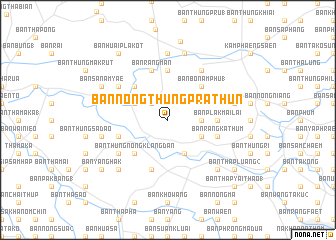map of Ban Nong Thung Prathun
