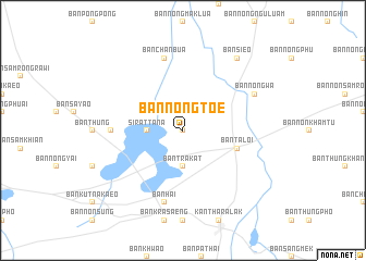 map of Ban Nong Toe