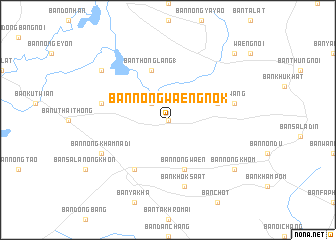 map of Ban Nong Waeng Nok