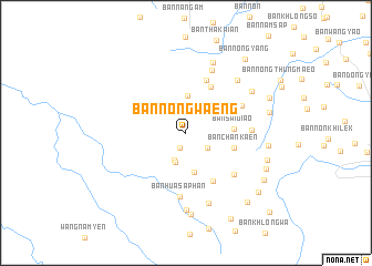 map of Ban Nong Waeng