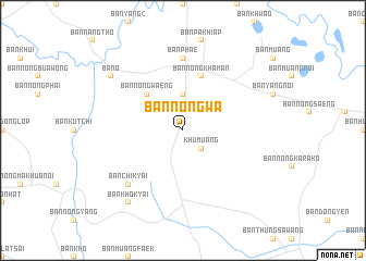 map of Ban Nong Wa