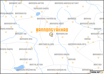 map of Ban Nong Ya Khao