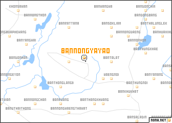 map of Ban Nong Ya Yao