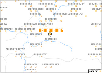 map of Ban Nônhang