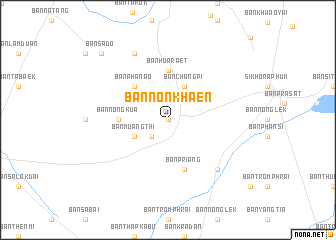 map of Ban Non Khaen