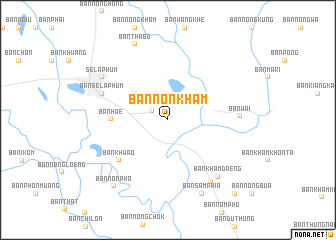 map of Ban Non Kham