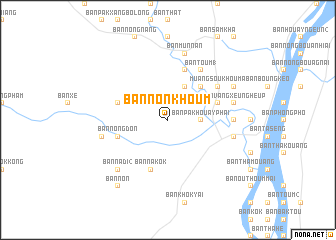 map of Ban Nônkhoum