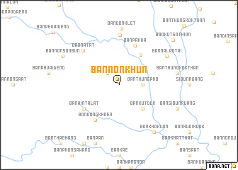 map of Ban Non Khun