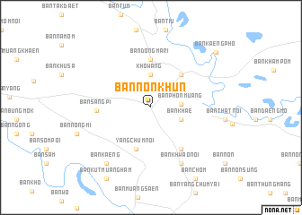 map of Ban Non Khun