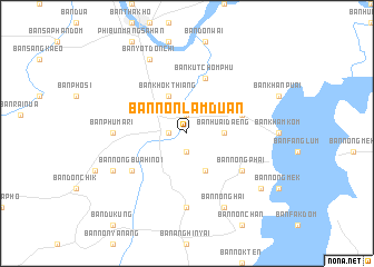 map of Ban Non Lamduan