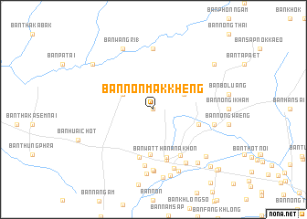 map of Ban Non Mak Kheng