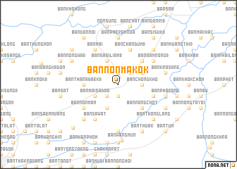 map of Ban Non Makok