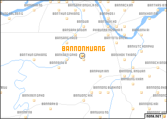 map of Ban Non Muang