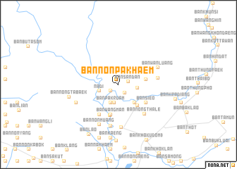 map of Ban Non Pa Khaem