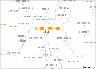 map of Ban Non Pa Wan