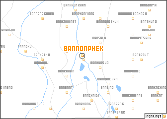 map of Ban Non Phek