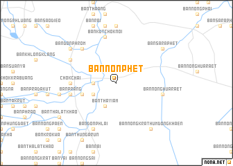 map of Ban Non Phet