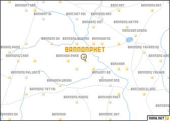 map of Ban Non Phet