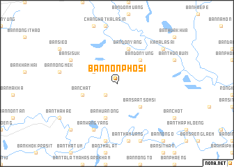 map of Ban Non Phosi