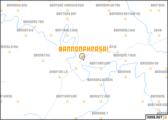 map of Ban Non Phra Sai