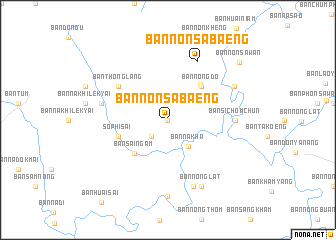 map of Ban Non Sabaeng