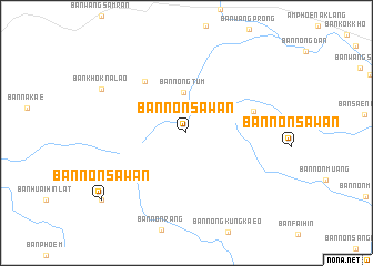 map of Ban Non Sawan