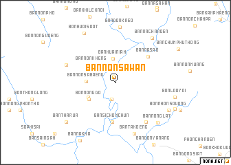 map of Ban Non Sawan