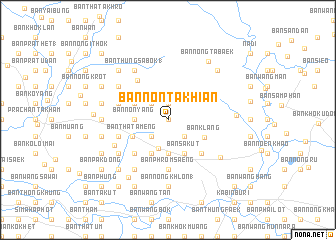 map of Ban Non Takhian