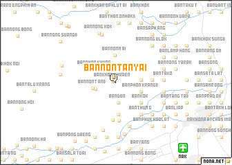 map of Ban Non Tan Yai