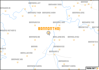 map of Ban Non Thai