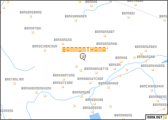 map of Ban Non Thana