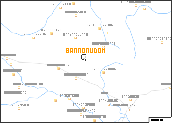 map of Ban Non U-dom