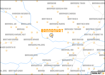 map of Ban Non Wat