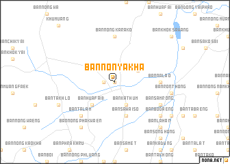 map of Ban Non Ya Kha