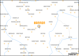 map of Bản Non