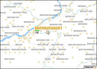 map of Ban Nounsavat