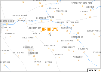 map of Bannoye