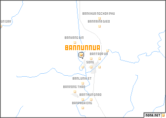 map of Ban Nun Nua