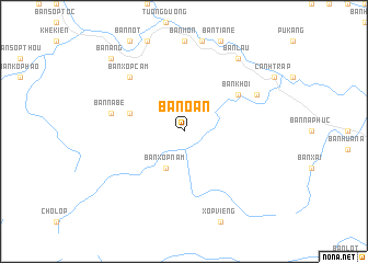map of Bản Oan