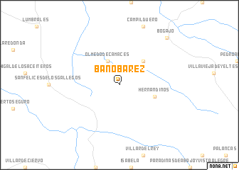 map of Bañobárez