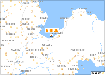 map of Bañog
