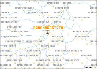 map of Ban Om Bang Taen