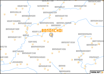 map of Ban Ômchôi