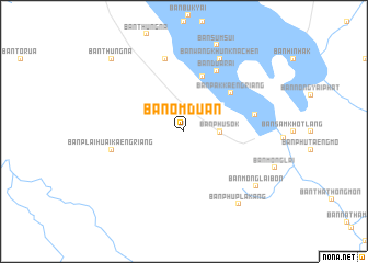 map of Ban Omduan