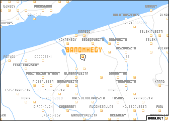 map of Bánomhegy