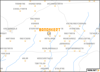 map of Bánomkert