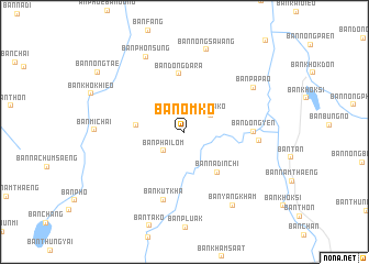 map of Ban Om Ko