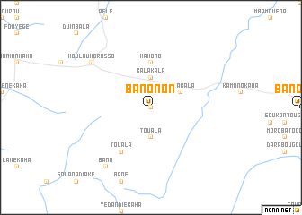 map of Banonon