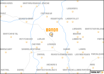 map of Banon