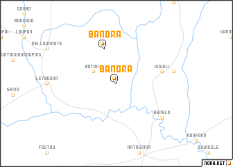 map of Banora